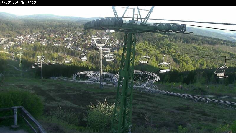 Archiv Foto Webcam Bocksberg - Bergstation der Kabinenbahn