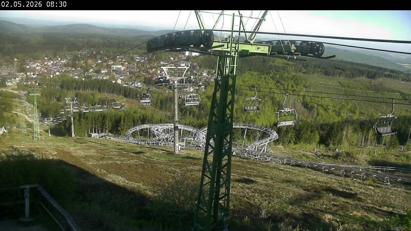 Archiv Foto Webcam Bocksberg - Bergstation der Kabinenbahn