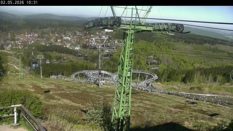 Archiv Foto Webcam Bocksberg - Bergstation der Kabinenbahn