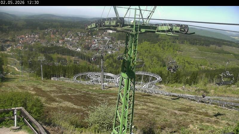 Archiv Foto Webcam Bocksberg - Bergstation der Kabinenbahn