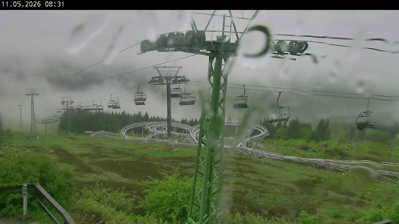 Archiv Foto Webcam Bocksberg - Bergstation der Kabinenbahn