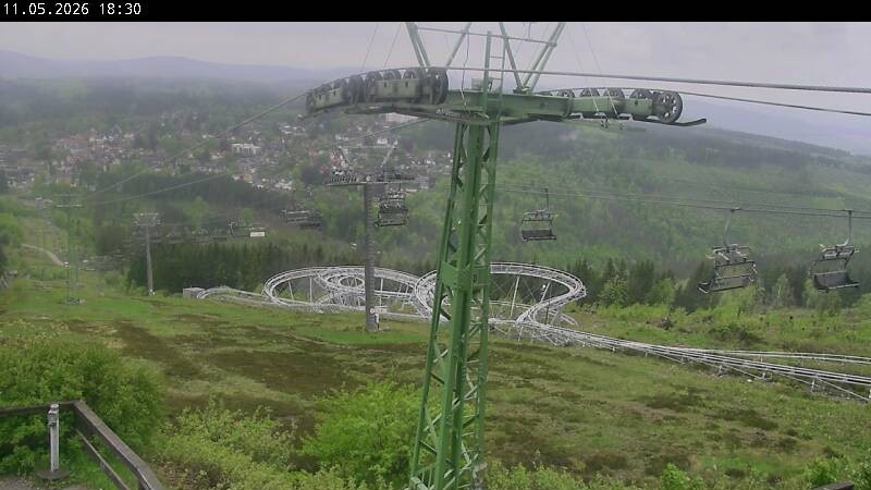 Archiv Foto Webcam Bocksberg - Bergstation der Kabinenbahn