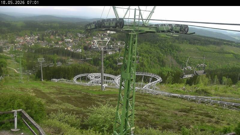 Archiv Foto Webcam Bocksberg - Bergstation der Kabinenbahn