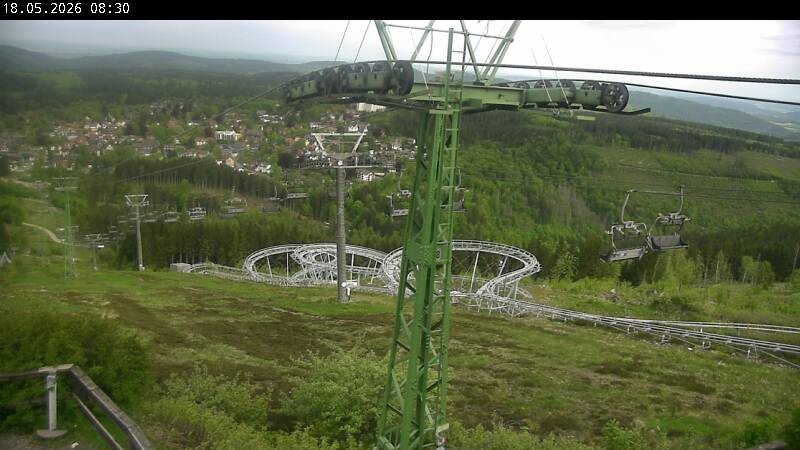 Archiv Foto Webcam Bocksberg - Bergstation der Kabinenbahn