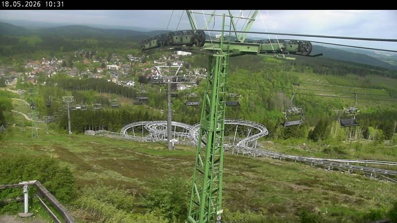 Archiv Foto Webcam Bocksberg - Bergstation der Kabinenbahn