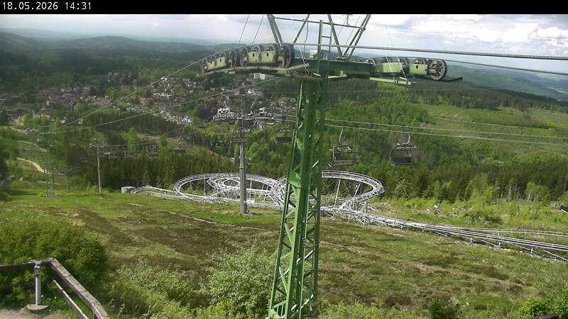 Archiv Foto Webcam Bocksberg - Bergstation der Kabinenbahn