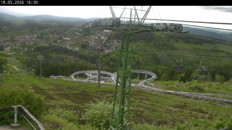 Archiv Foto Webcam Bocksberg - Bergstation der Kabinenbahn