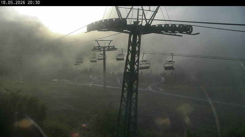 Archiv Foto Webcam Bocksberg - Bergstation der Kabinenbahn
