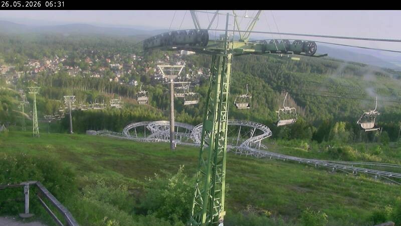Archiv Foto Webcam Bocksberg - Bergstation der Kabinenbahn