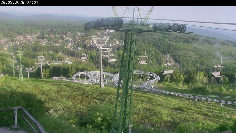 Archiv Foto Webcam Bocksberg - Bergstation der Kabinenbahn