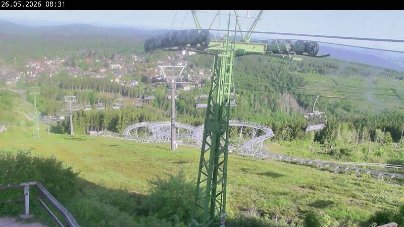 Archiv Foto Webcam Bocksberg - Bergstation der Kabinenbahn