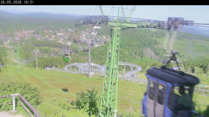 Archiv Foto Webcam Bocksberg - Bergstation der Kabinenbahn