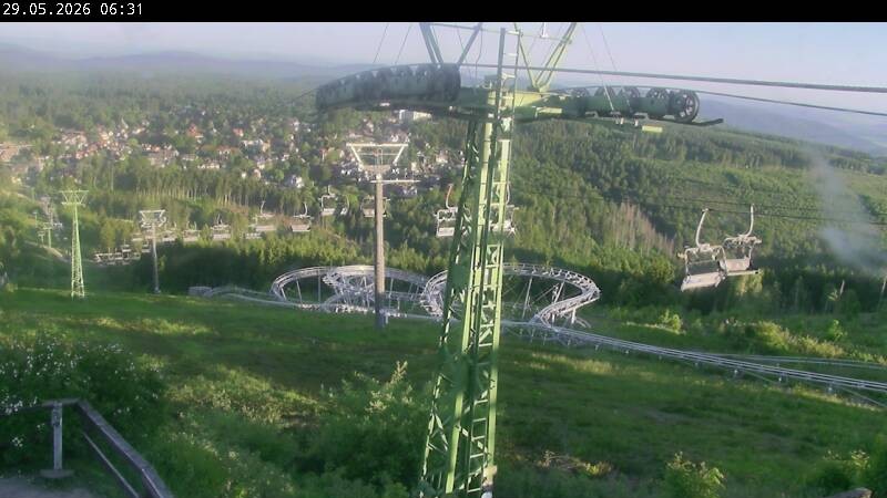 Archiv Foto Webcam Bocksberg - Bergstation der Kabinenbahn