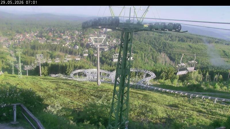 Archiv Foto Webcam Bocksberg - Bergstation der Kabinenbahn