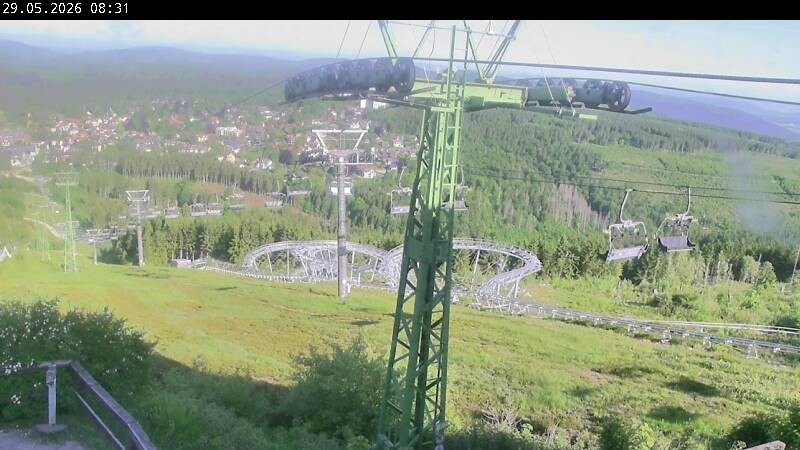 Archiv Foto Webcam Bocksberg - Bergstation der Kabinenbahn