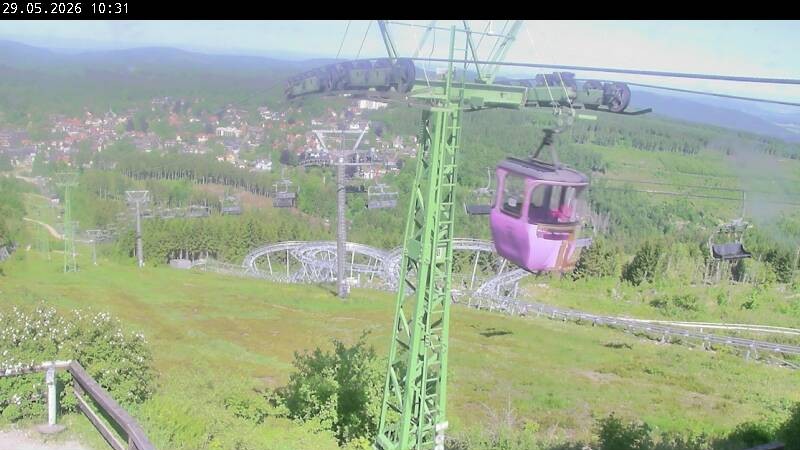 Archiv Foto Webcam Bocksberg - Bergstation der Kabinenbahn