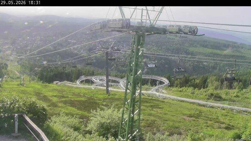 Archiv Foto Webcam Bocksberg - Bergstation der Kabinenbahn