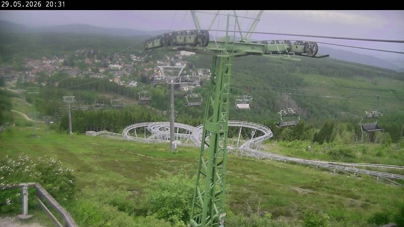 Archiv Foto Webcam Bocksberg - Bergstation der Kabinenbahn