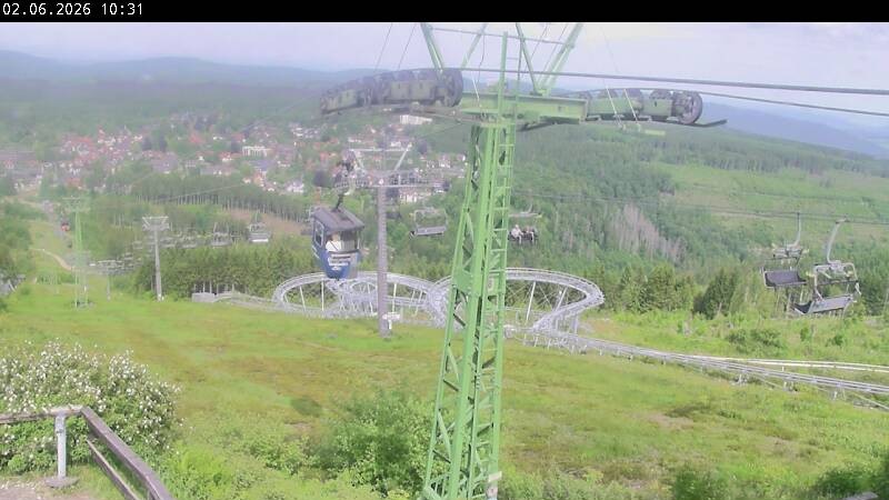 Archiv Foto Webcam Bocksberg - Bergstation der Kabinenbahn