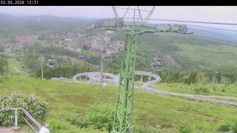Archiv Foto Webcam Bocksberg - Bergstation der Kabinenbahn