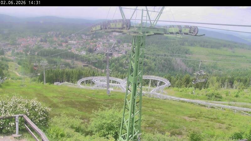 Archiv Foto Webcam Bocksberg - Bergstation der Kabinenbahn
