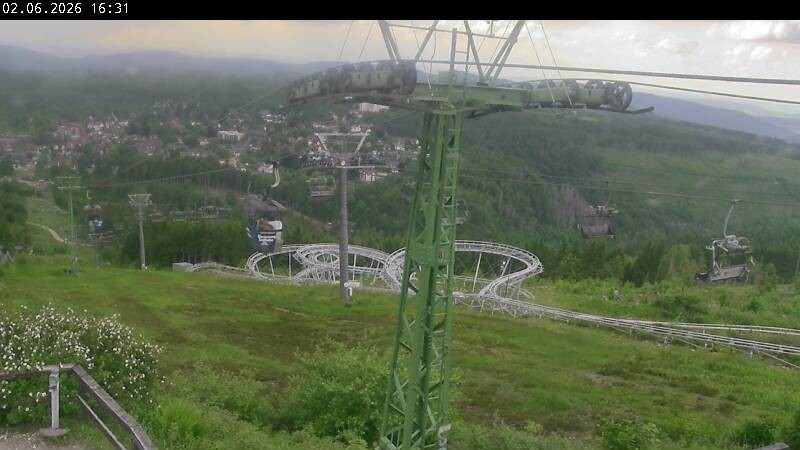 Archiv Foto Webcam Bocksberg - Bergstation der Kabinenbahn