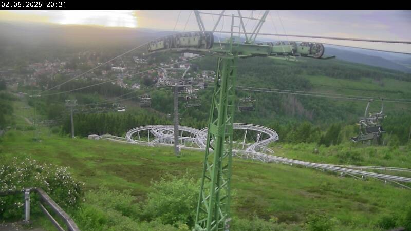 Archiv Foto Webcam Bocksberg - Bergstation der Kabinenbahn