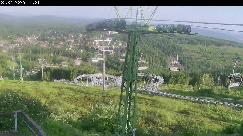 Archiv Foto Webcam Bocksberg - Bergstation der Kabinenbahn