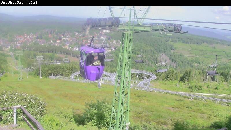 Archiv Foto Webcam Bocksberg - Bergstation der Kabinenbahn