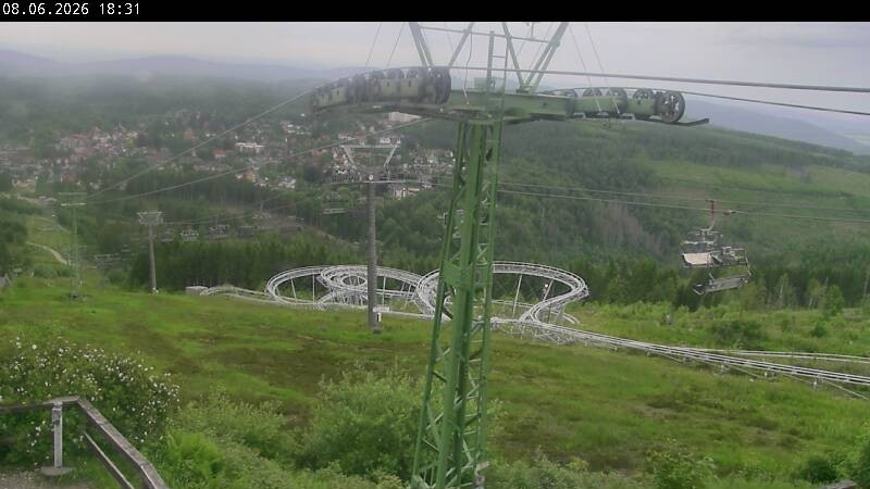Archiv Foto Webcam Bocksberg - Bergstation der Kabinenbahn