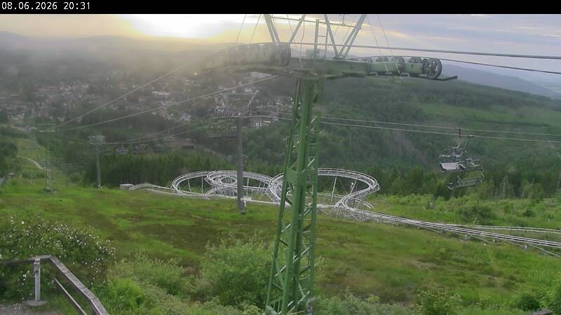 Archiv Foto Webcam Bocksberg - Bergstation der Kabinenbahn