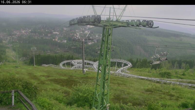 Archiv Foto Webcam Bocksberg - Bergstation der Kabinenbahn
