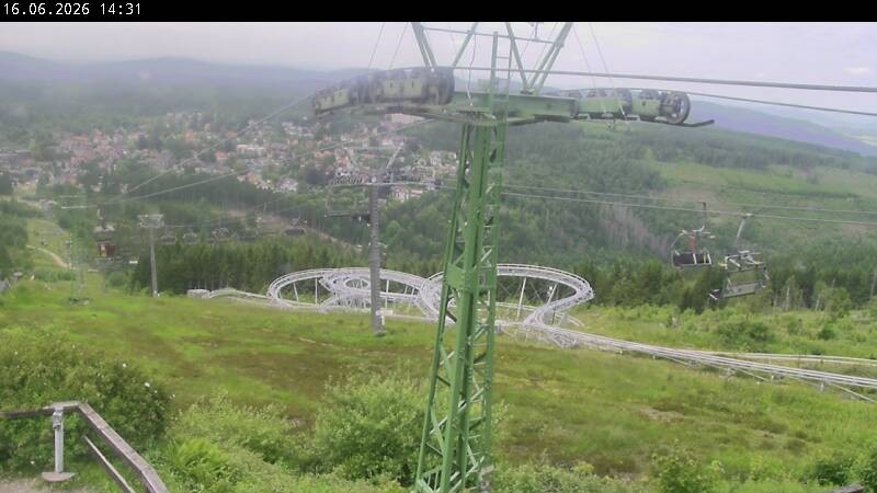 Archiv Foto Webcam Bocksberg - Bergstation der Kabinenbahn
