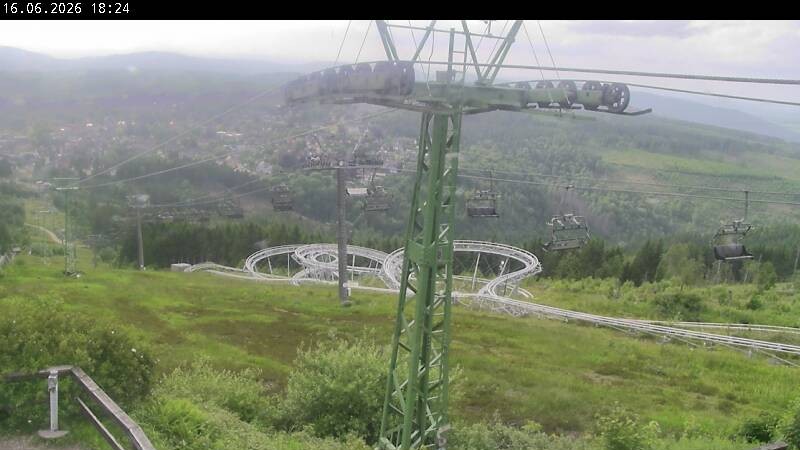 Archiv Foto Webcam Bocksberg - Bergstation der Kabinenbahn