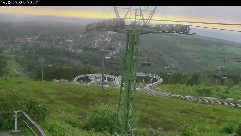 Archiv Foto Webcam Bocksberg - Bergstation der Kabinenbahn