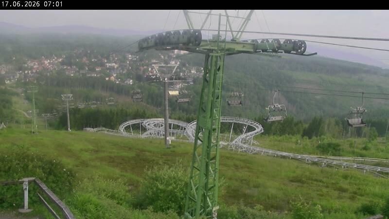 Archiv Foto Webcam Bocksberg - Bergstation der Kabinenbahn