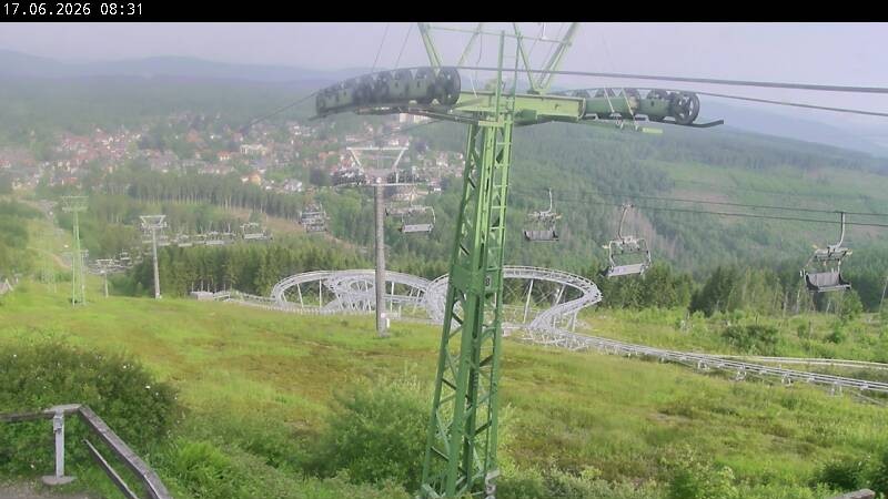 Archiv Foto Webcam Bocksberg - Bergstation der Kabinenbahn