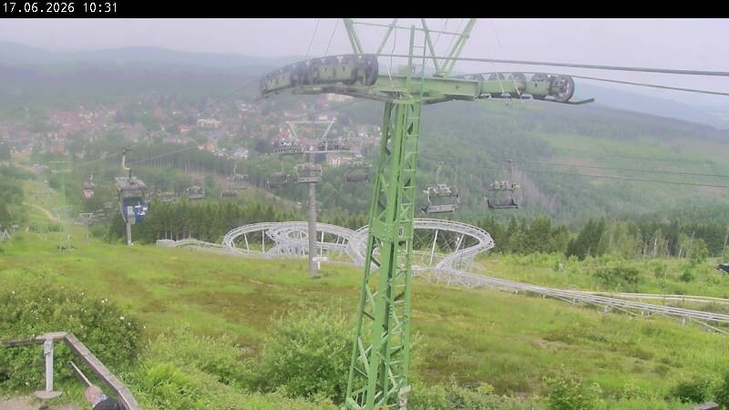 Archiv Foto Webcam Bocksberg - Bergstation der Kabinenbahn