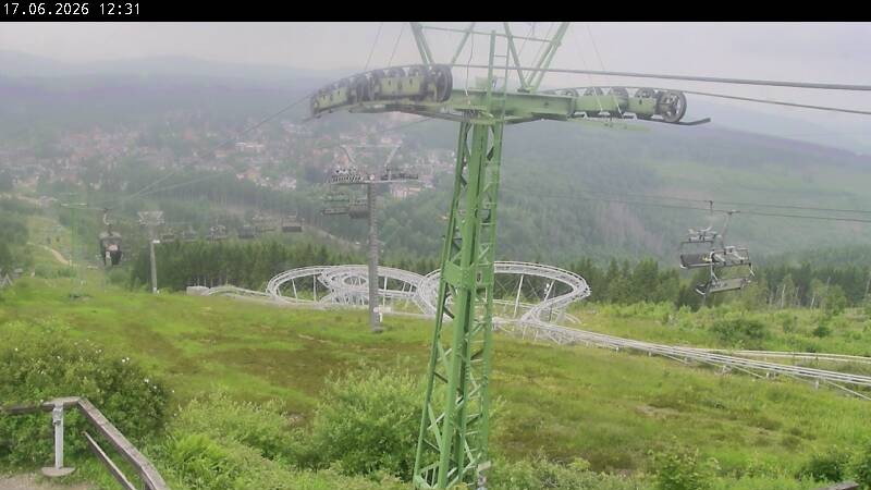Archiv Foto Webcam Bocksberg - Bergstation der Kabinenbahn