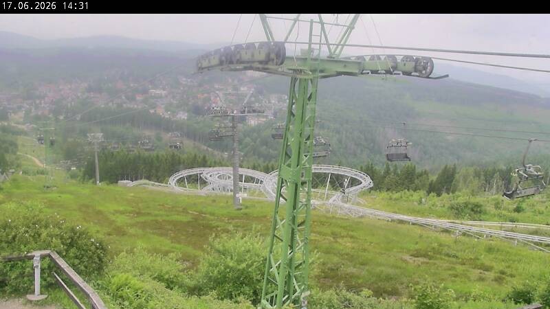 Archiv Foto Webcam Bocksberg - Bergstation der Kabinenbahn