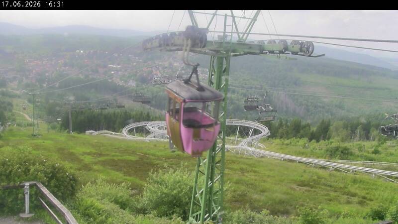 Archiv Foto Webcam Bocksberg - Bergstation der Kabinenbahn