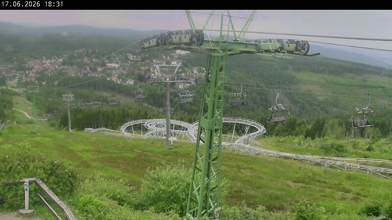 Archiv Foto Webcam Bocksberg - Bergstation der Kabinenbahn