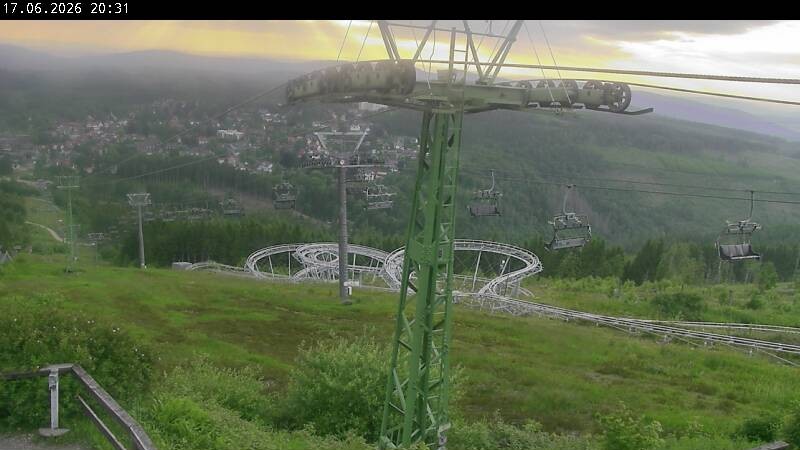 Archiv Foto Webcam Bocksberg - Bergstation der Kabinenbahn