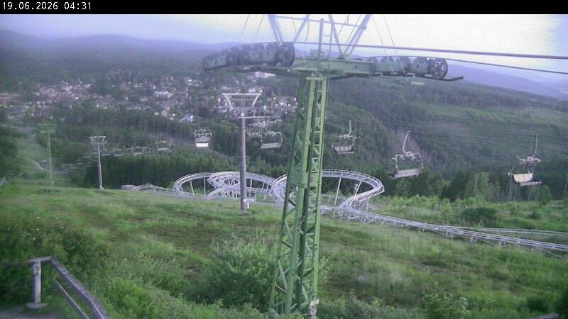 Archiv Foto Webcam Bocksberg - Bergstation der Kabinenbahn