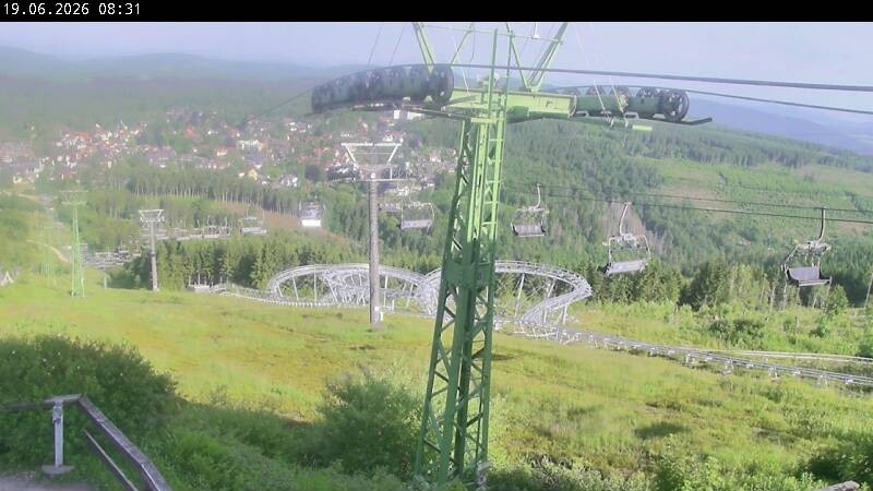 Archiv Foto Webcam Bocksberg - Bergstation der Kabinenbahn