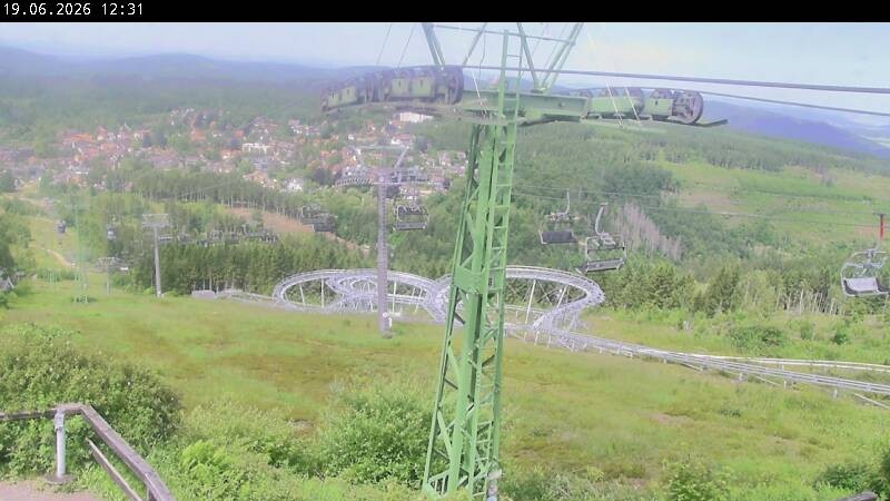 Archiv Foto Webcam Bocksberg - Bergstation der Kabinenbahn