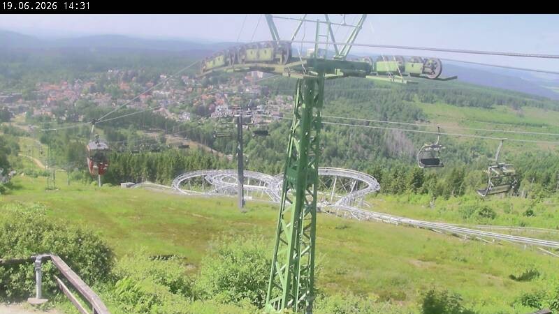 Archiv Foto Webcam Bocksberg - Bergstation der Kabinenbahn