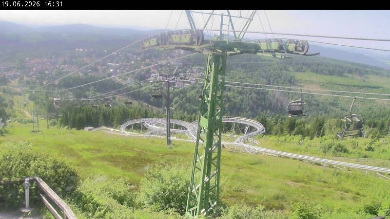 Archiv Foto Webcam Bocksberg - Bergstation der Kabinenbahn