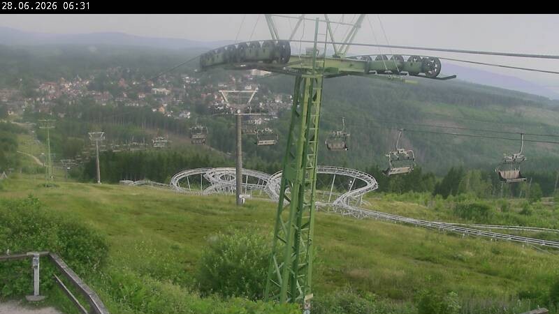Archiv Foto Webcam Bocksberg - Bergstation der Kabinenbahn