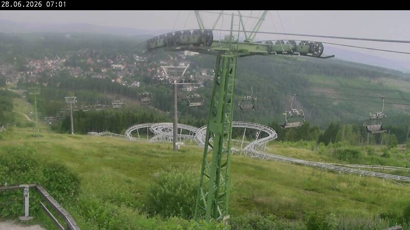 Archiv Foto Webcam Bocksberg - Bergstation der Kabinenbahn